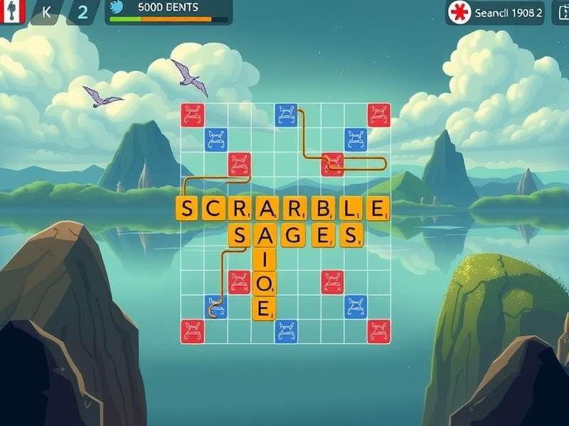Scrabble Sages gameplay screenshot